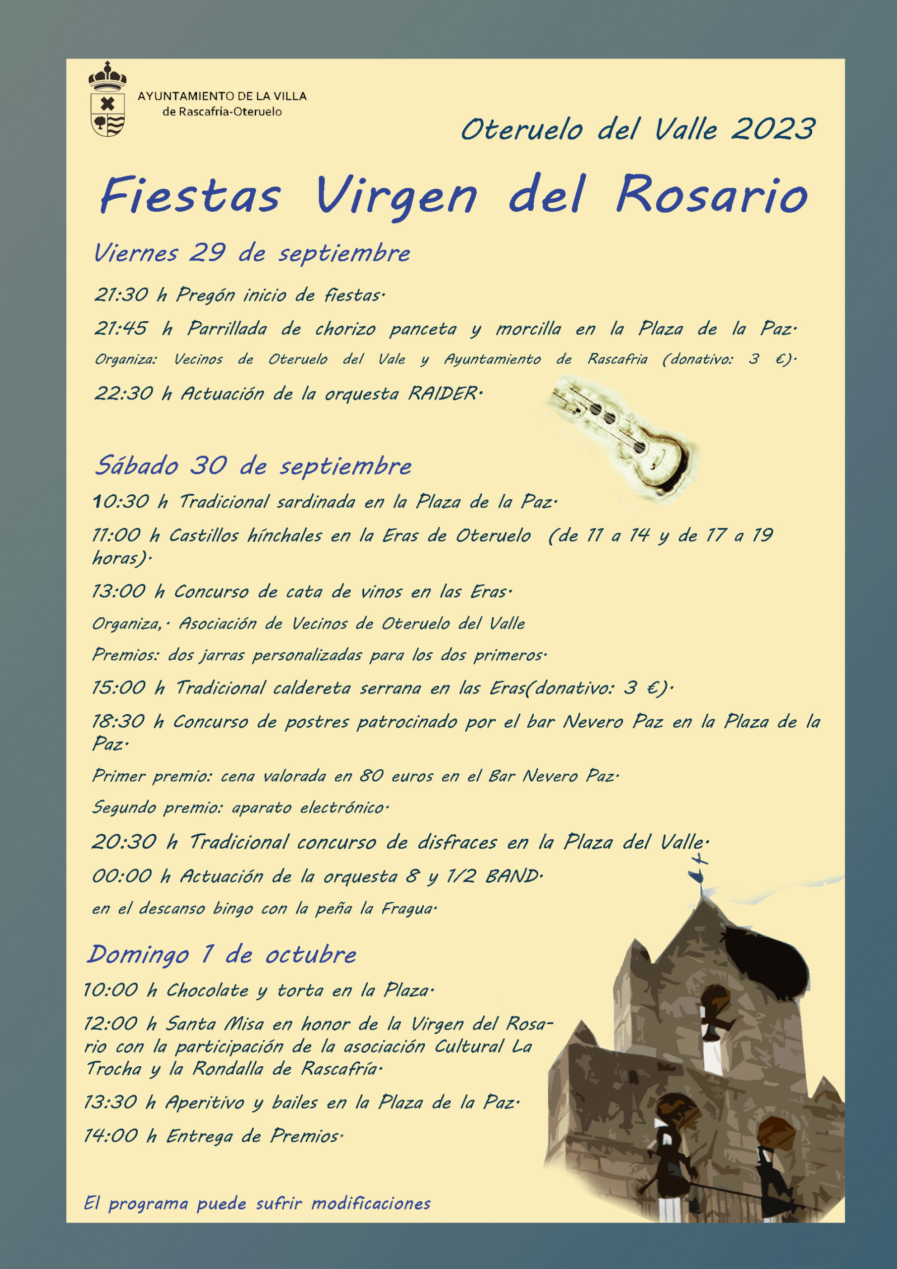 Fiestas en honor de la Virgen del Rosario